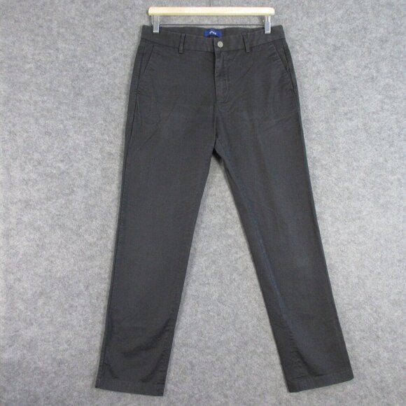 Spoke Build A Men's Slim Fit Stretch Chino Dress Pants Casual Small 32 Grey 440 - Picture 1 of 13